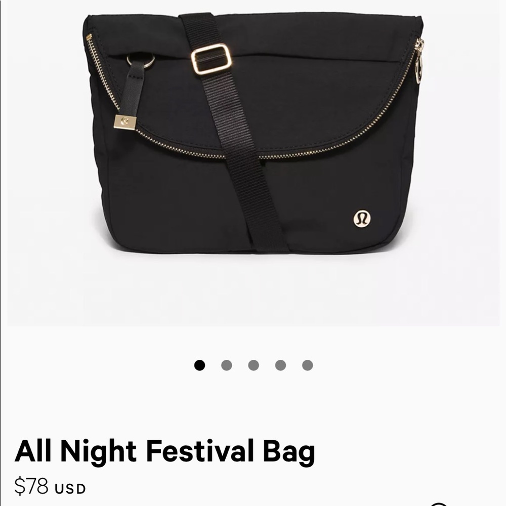Lululemon All Night Festival bag